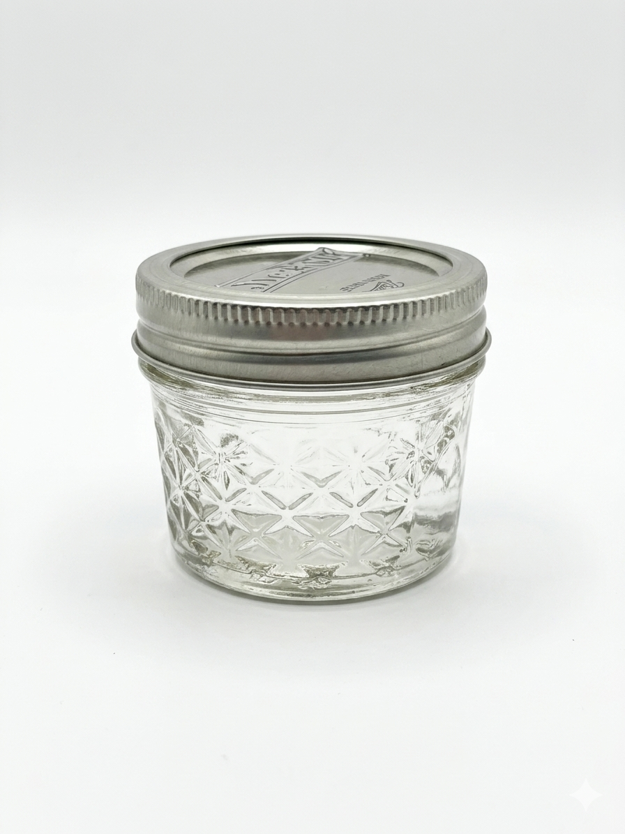 4 oz food-grade mineral oil in a Ball mason jar